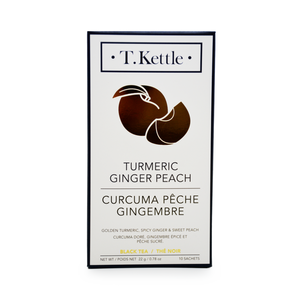 Turmeric Ginger Peach Box of 10 T. Kettle
